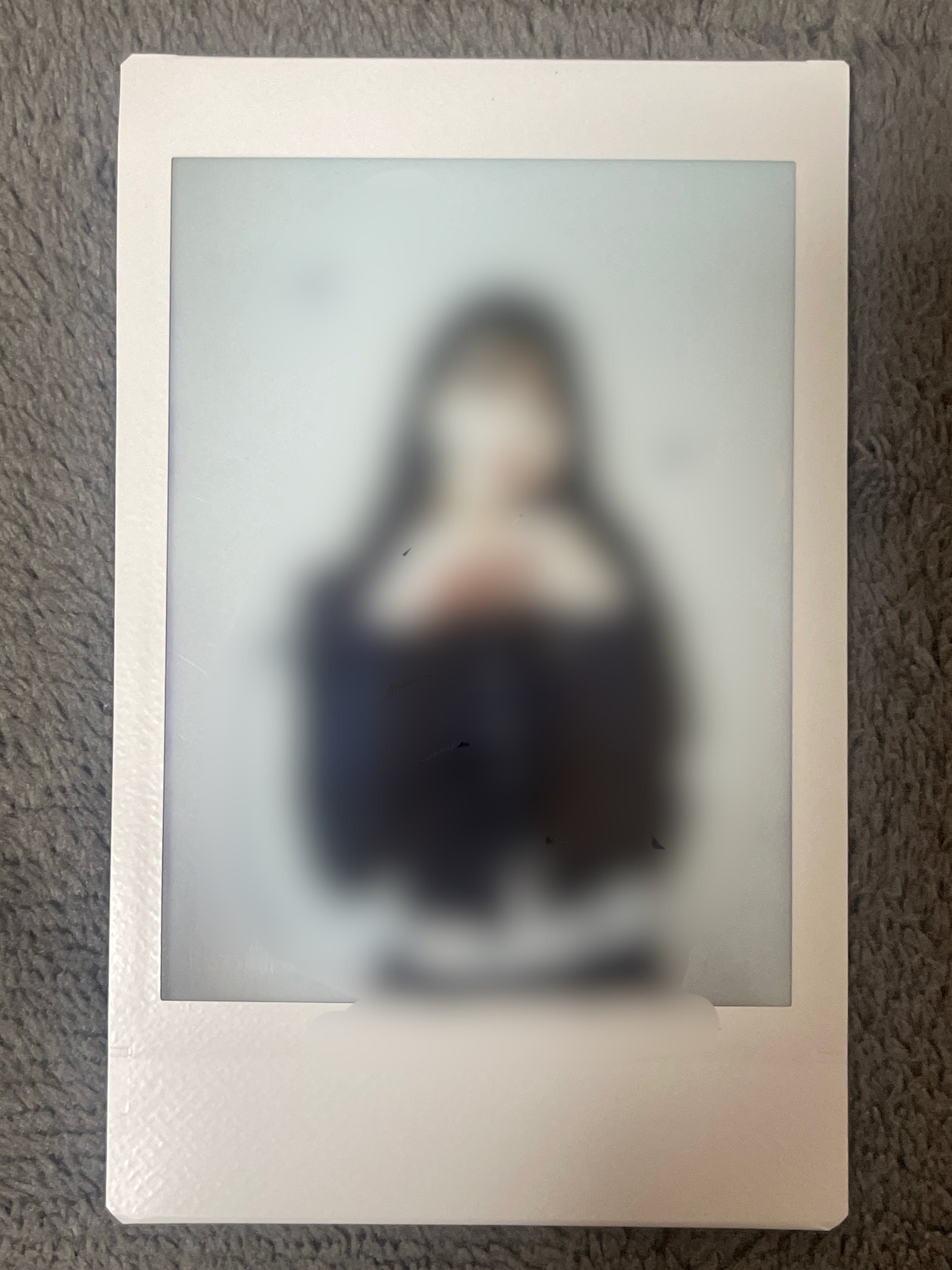 장원영 싸인폴라로이드
